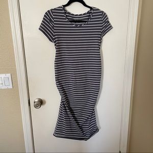 Maternity Short-sleeve T-shirt Maxi Dress